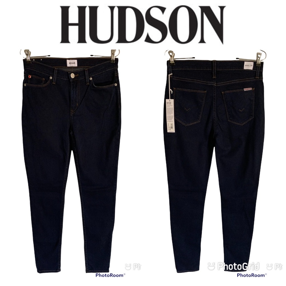 NWT HUDSON Natalie Midrise Super Skinny Jeans Sz 27 $225!